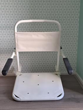 Opklapbare wand douche stoel voor mindervaliden
