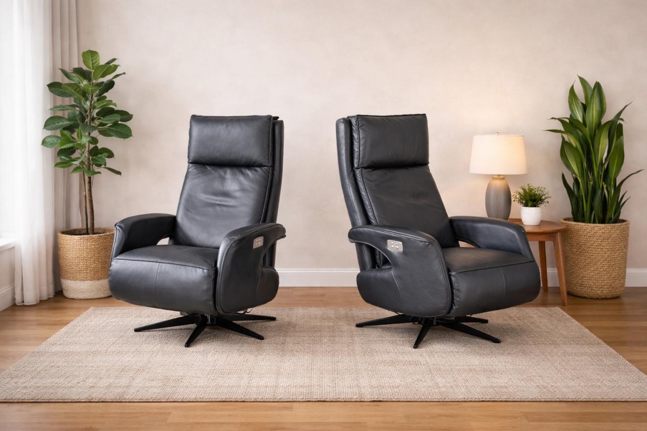 Relax fauteuil, maat L en maat M