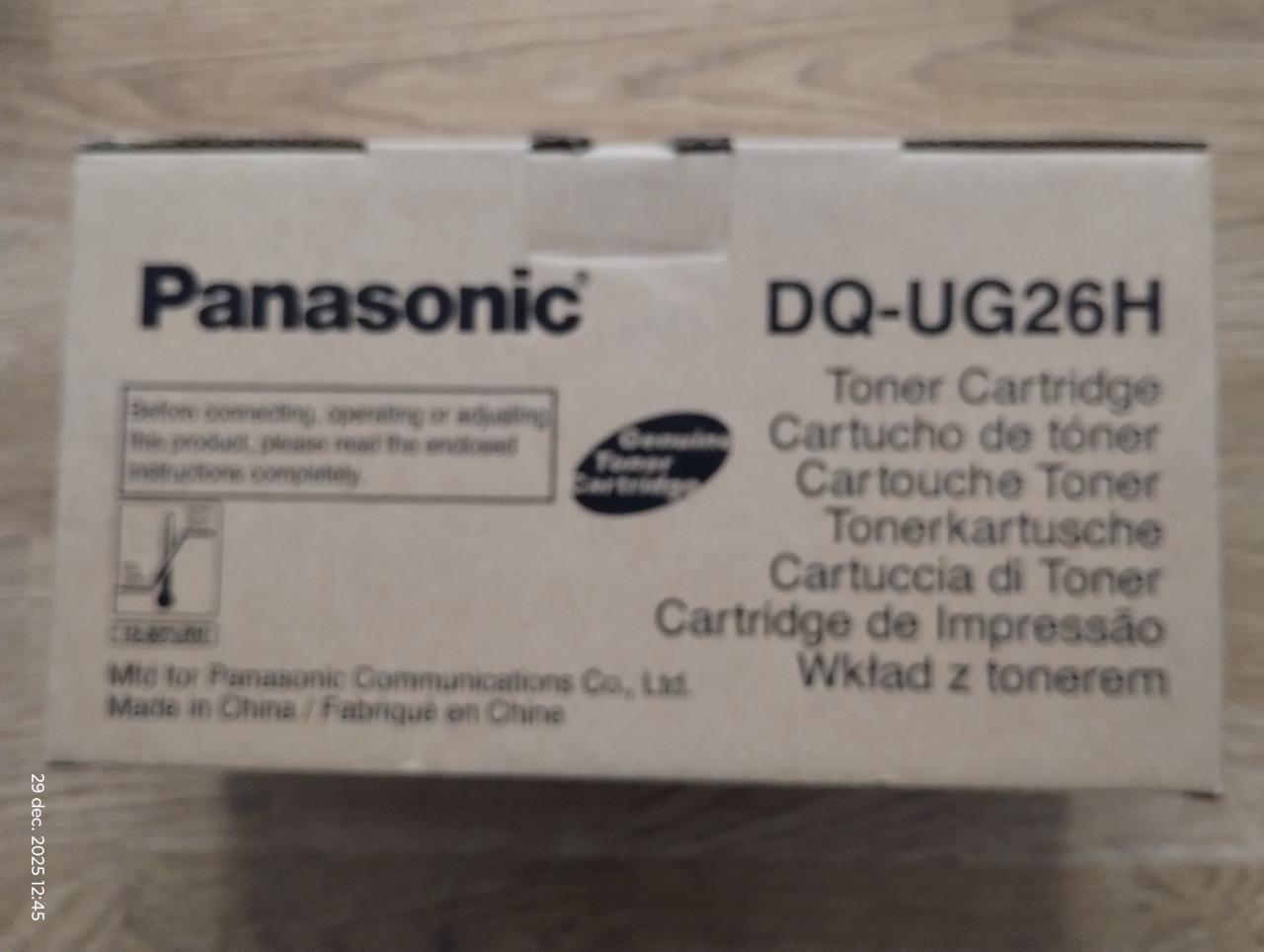 Panasonic : Toner Cartridge DQ-UG26H en Drum unit DQ-UH34H