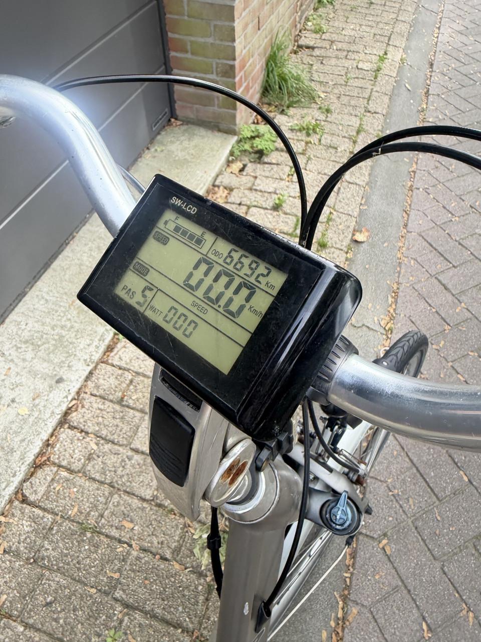 Ebike met middenmotor goed onderhouden