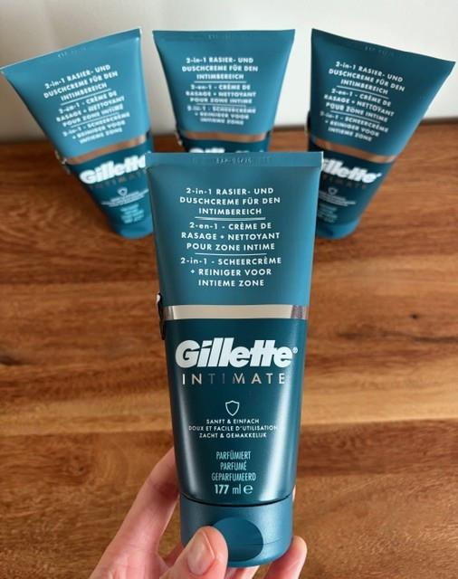 Gillette Intimate |2-in-1 - scheercreme + reiniger | 4 stuks