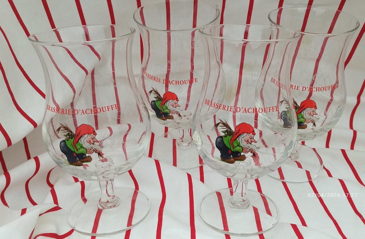 Chouffe glazen - 4 st. - GRATIS