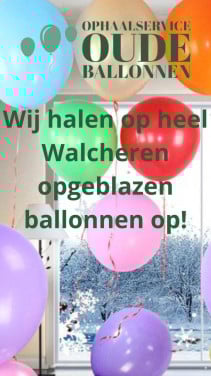 Wij halen op heel Walcheren oude ballonnen op!  🎈