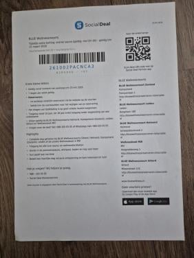 2x toegangs kaarten Welnessresorts