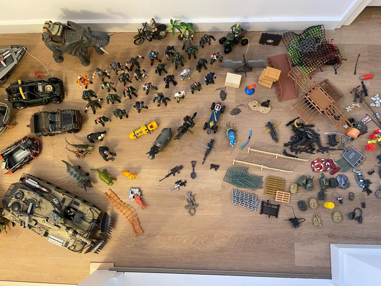 Chap Mei leger speelgoed set met veel onderdelen