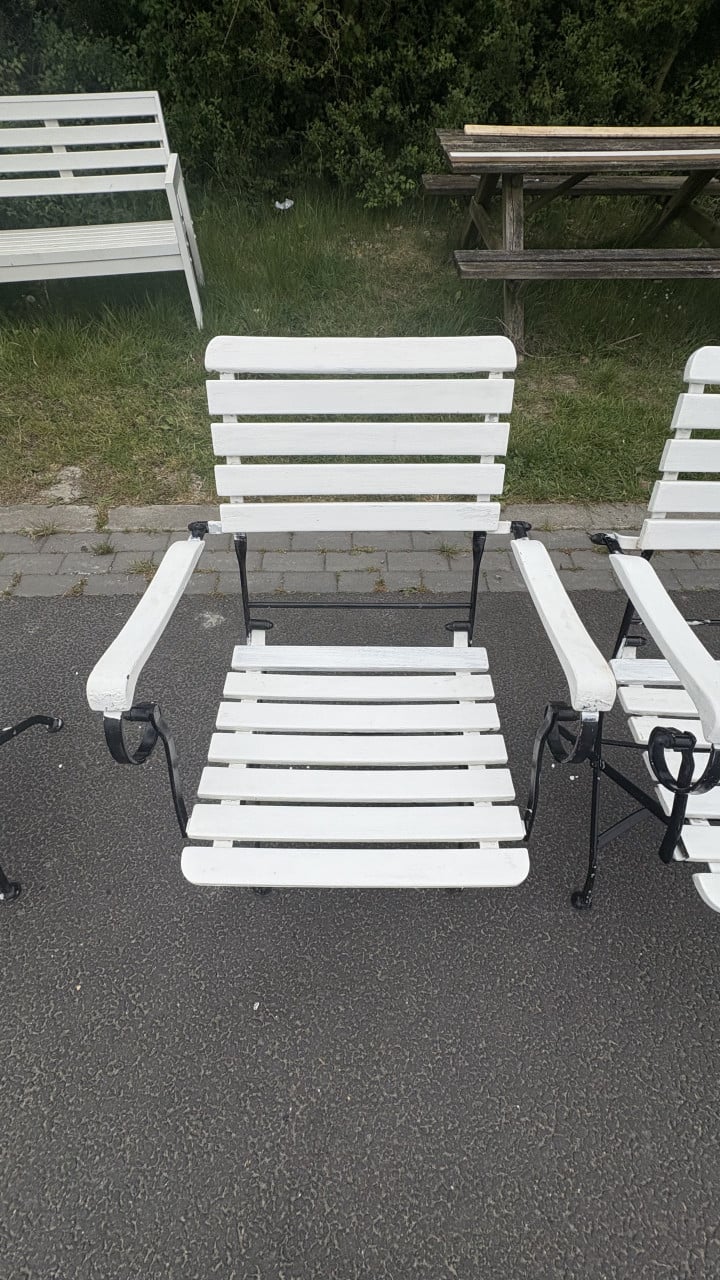 Bistro tuinset van gietijzer