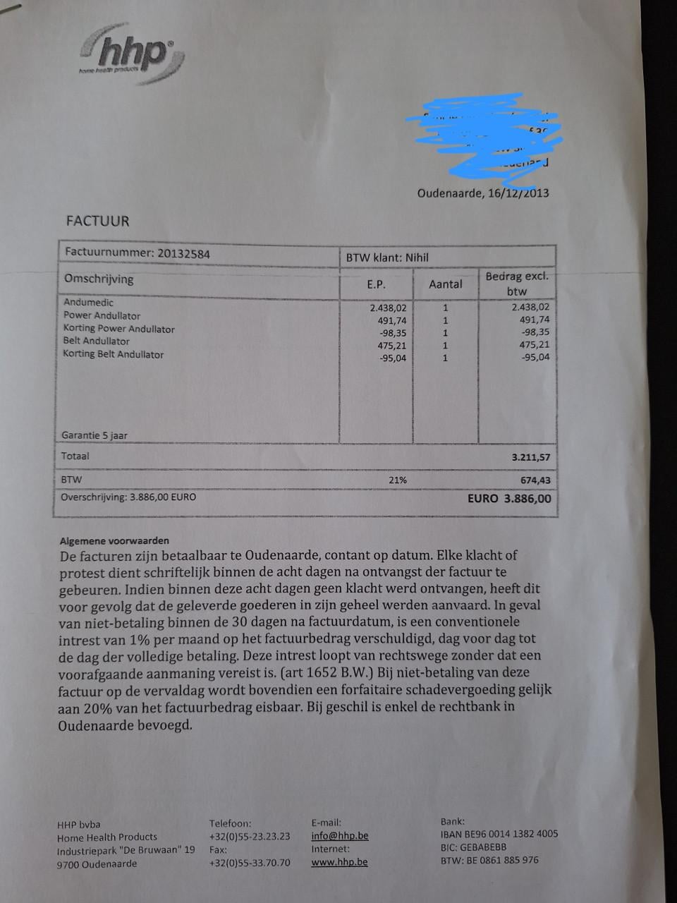 HHP Andulatie Matras