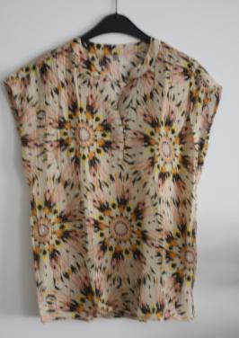 Shirt geel roze oranje  maat xs