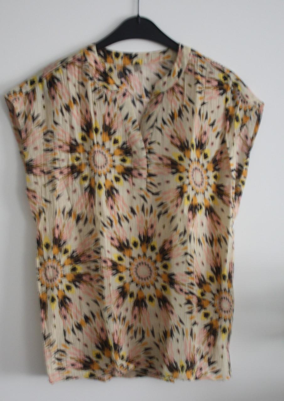 Shirt geel roze oranje  maat xs