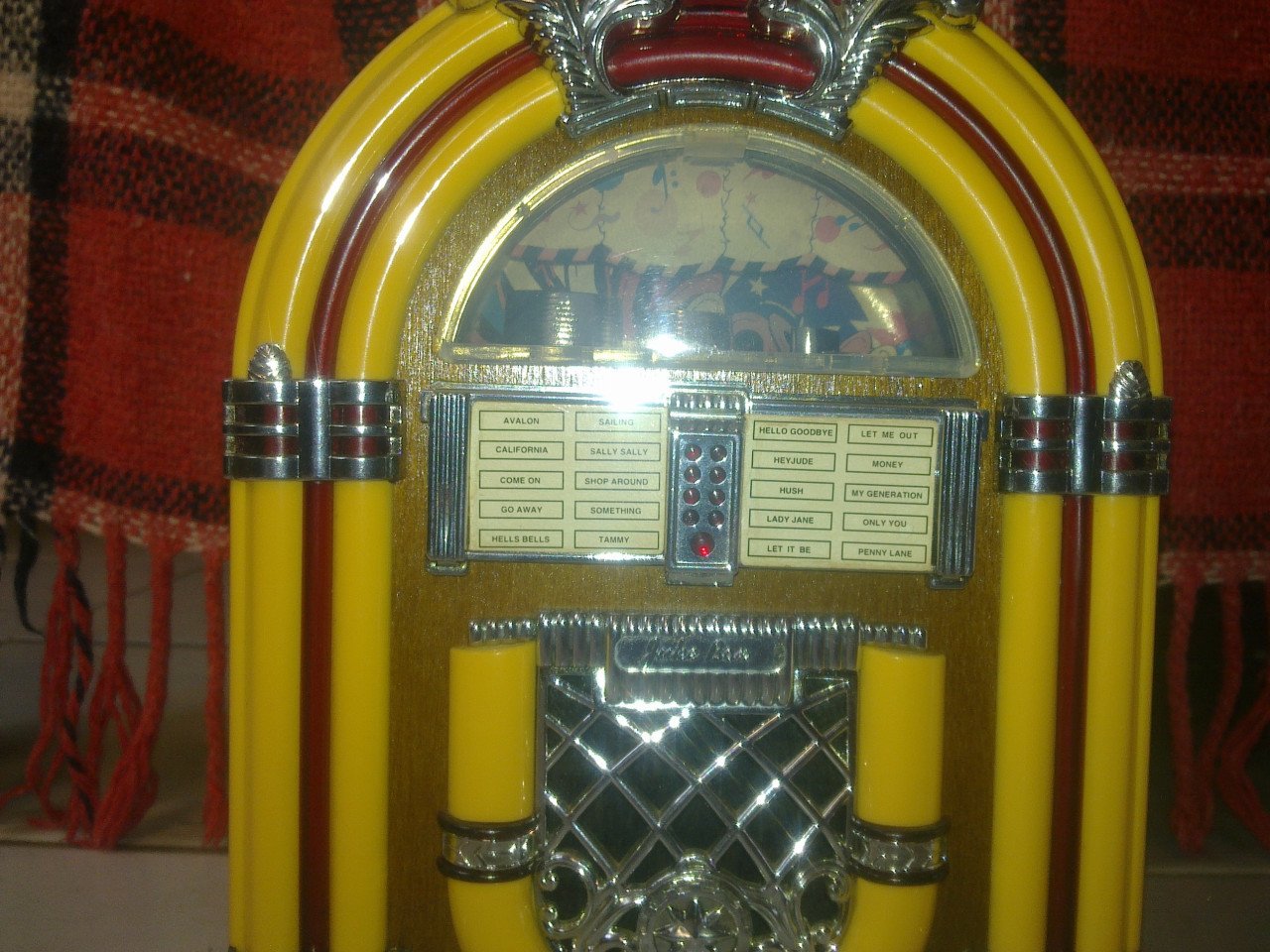 Kunstof mini jukebox