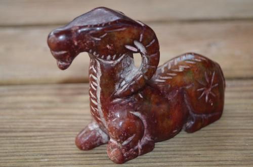 Chinees beeldje mythologisch dier 19e/20e eeuw