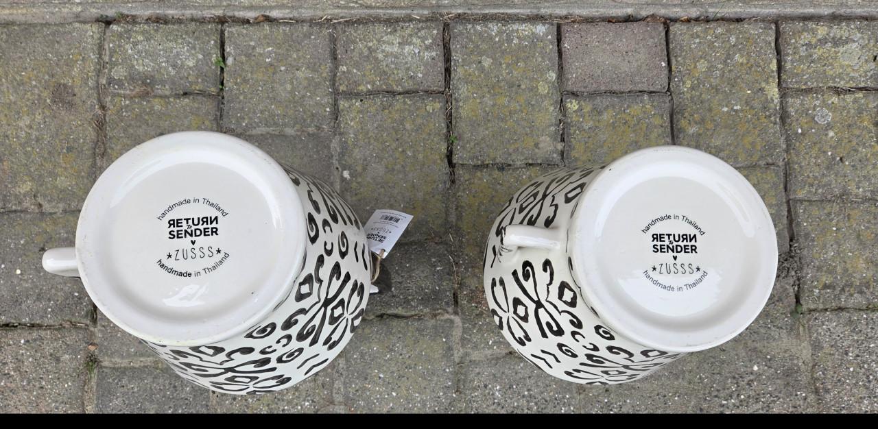 Twee Zusss x return to sender vazen (nieuw)