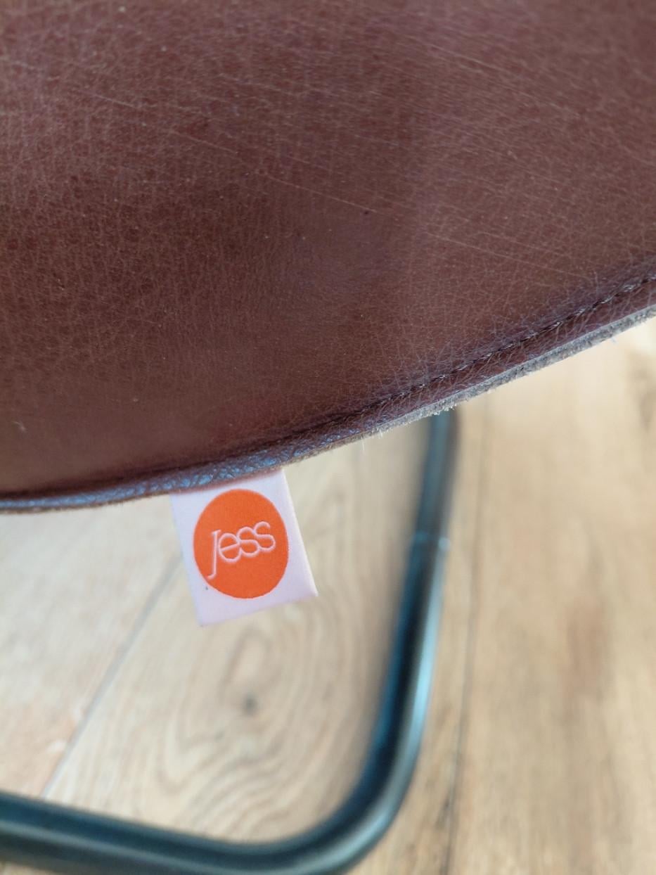 Leren stoelen