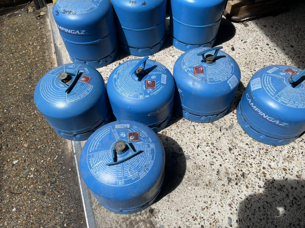 Campingaz gasfles 904 en 907 Leeg