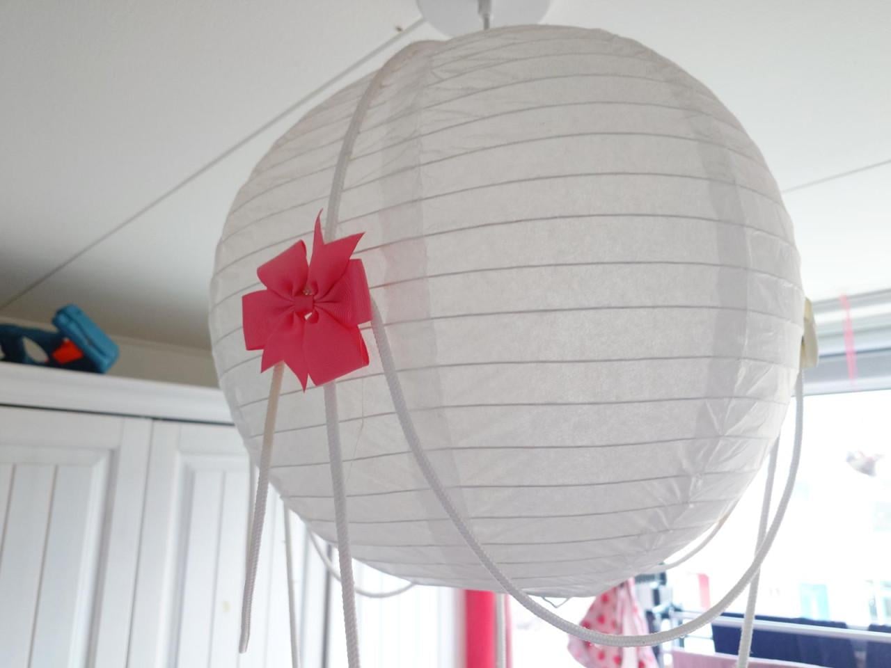 Hanglamp luchtballon meisjeskamer handgemaakt