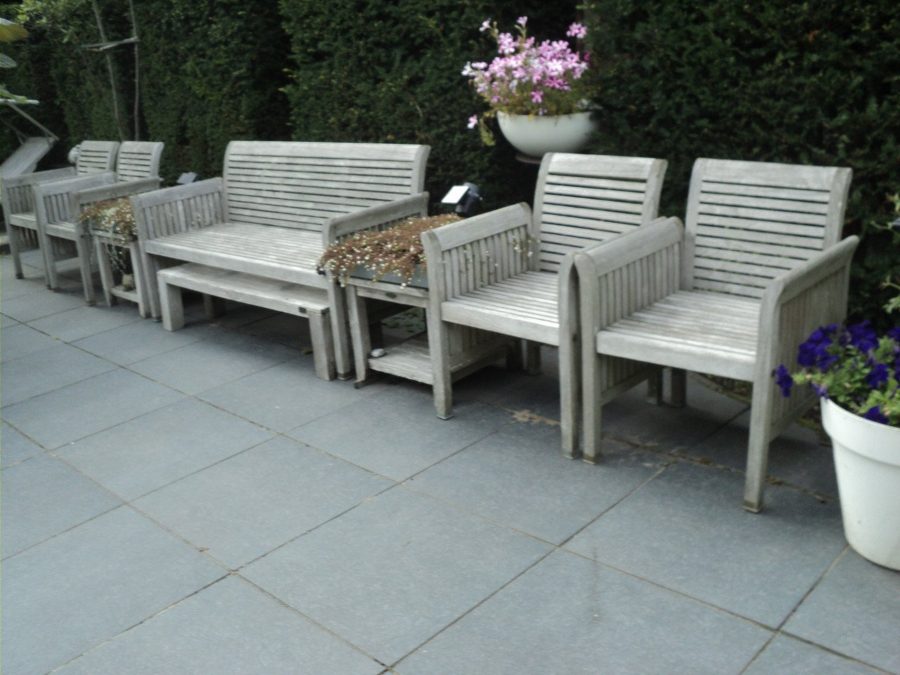 Teak houten tuin set merk ALLURE