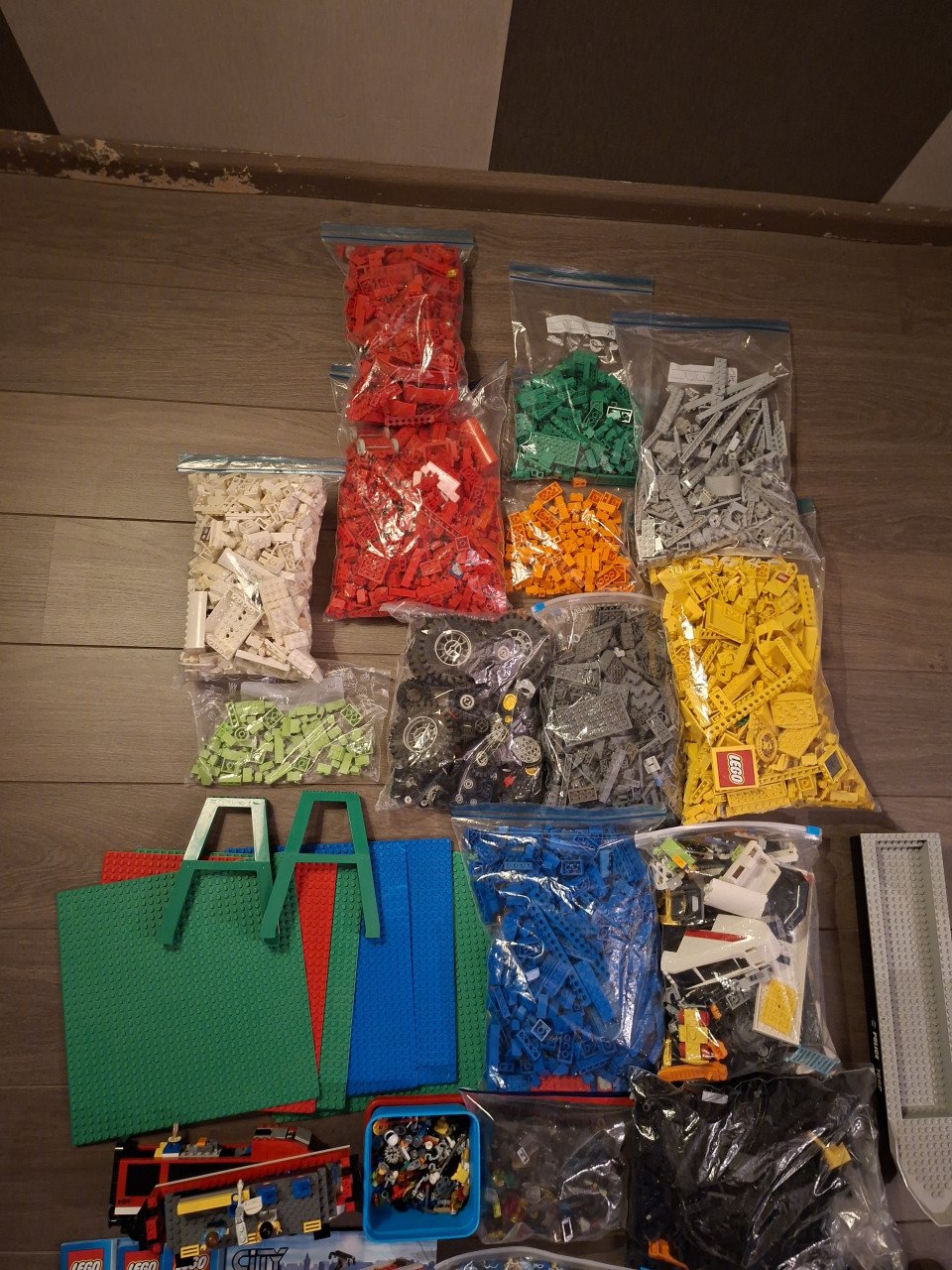 Partij lego oa 2 treinen 7939 7938