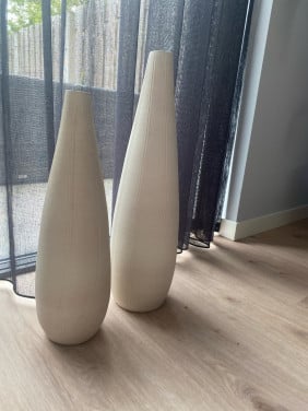 Decoratie vazen creme
