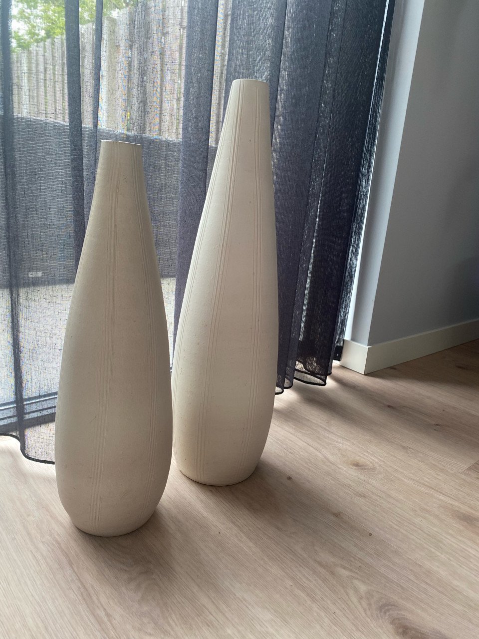 Decoratie vazen creme