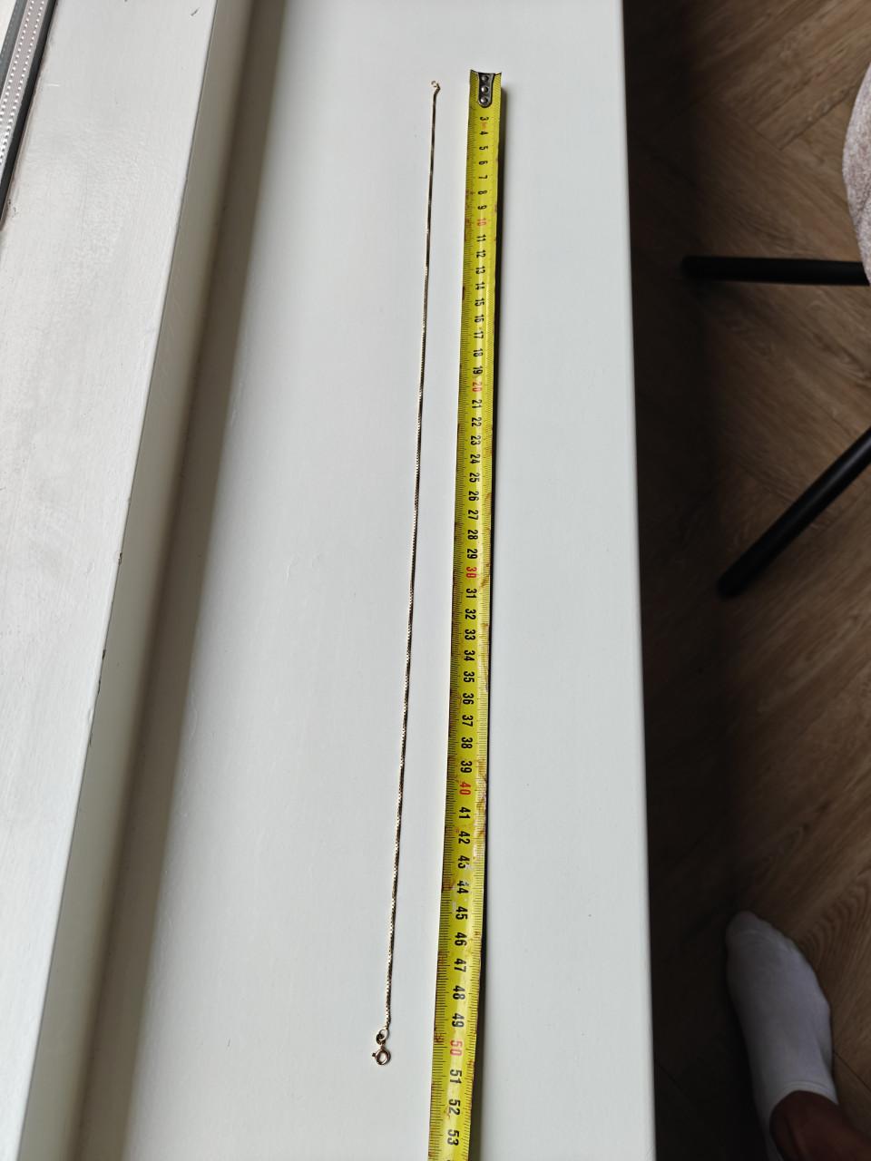 14 karaats gouden halsketting 50 cm