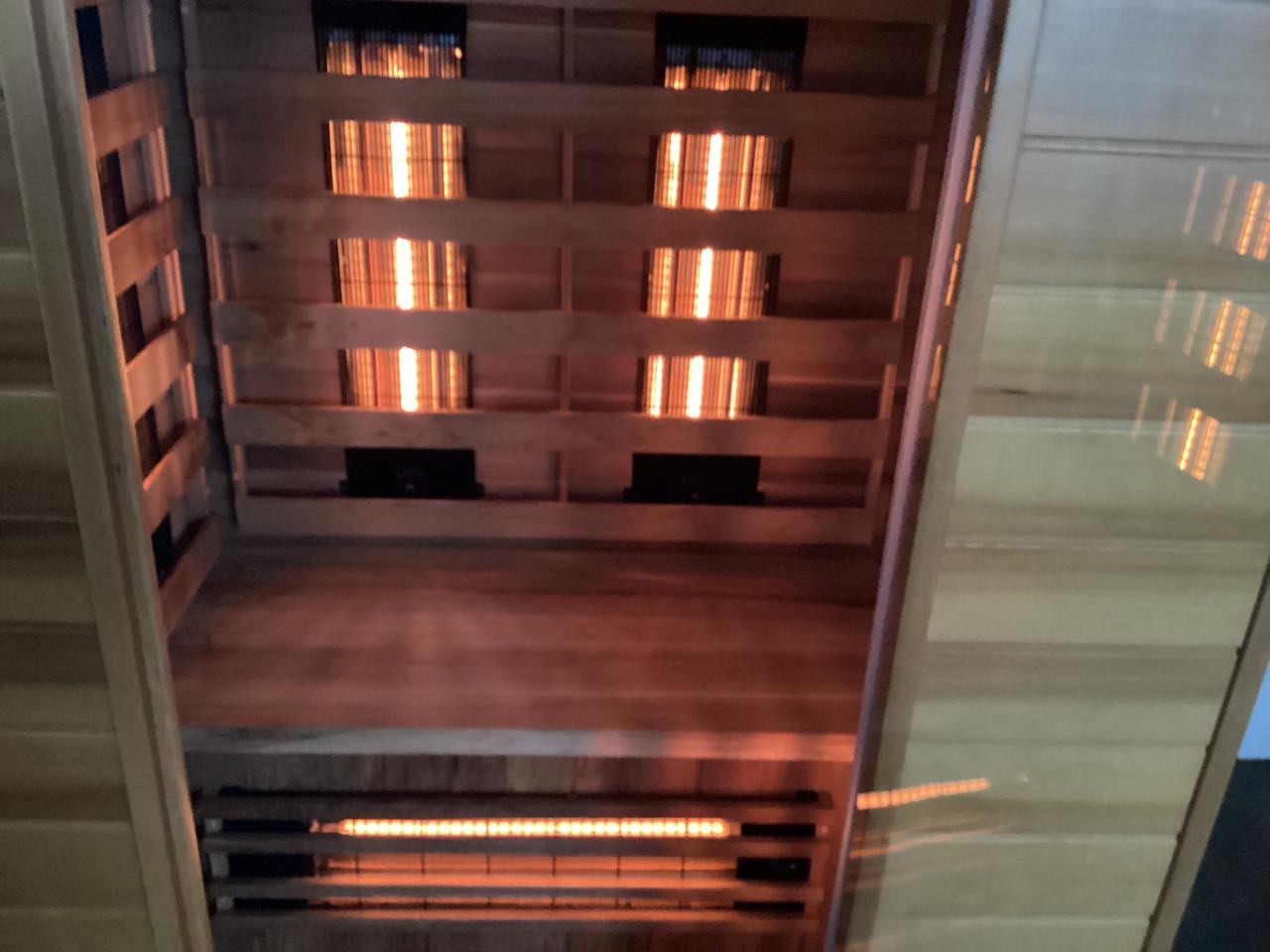 Infra rood sauna 2 persoons bxdxh : 120x100x190 cm