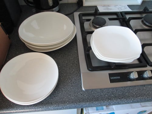 Set witte borden