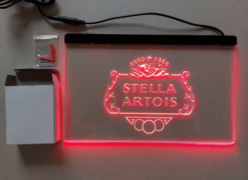 Stella Artois Acryl Bord Met Ledverlichting
