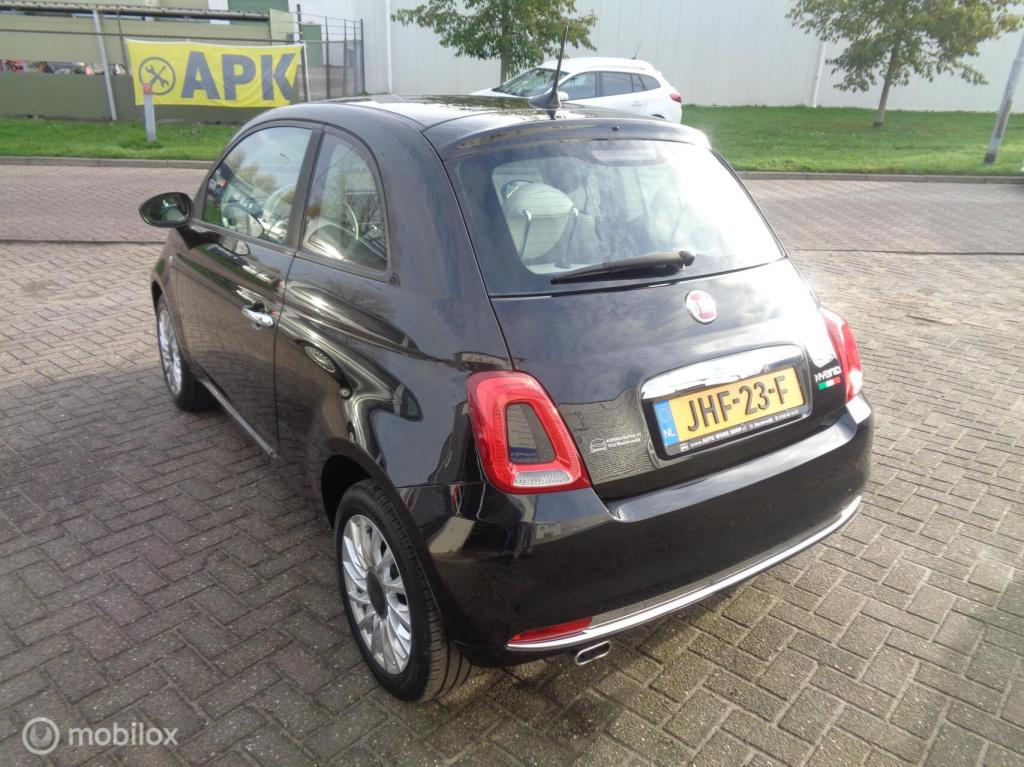Fiat 500 1.0 hybrid lounge/big navi/carplay/dab/airco/cruise/lm velgen/1st 