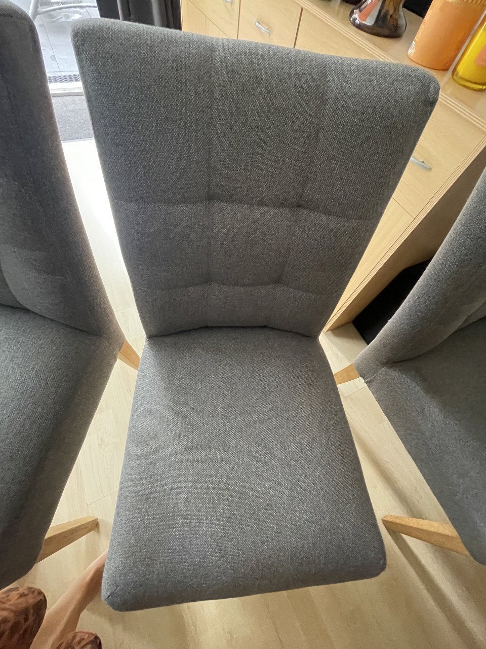 Eettafel met stoelen en bankje
