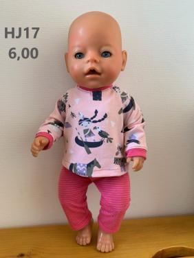 Poppenkleertjes baby born. Set. Opbrengst KiKa.