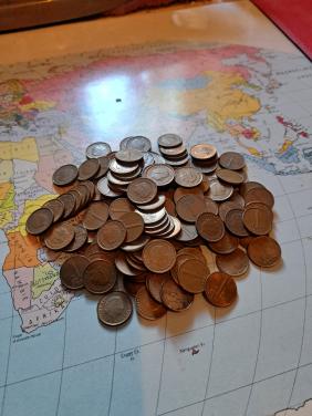 150 juliana centen brons / koper