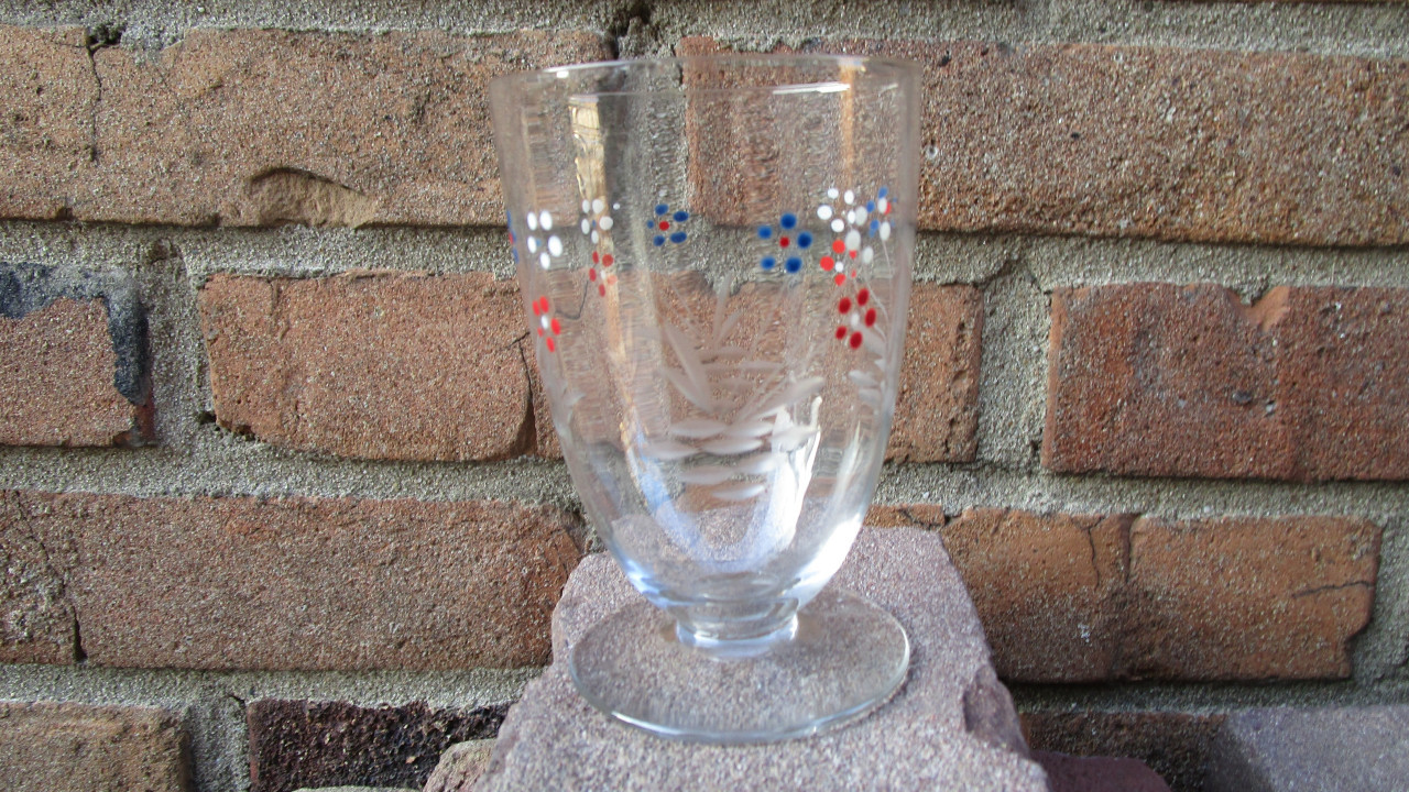 Mooi vintage glas zie de foto's.