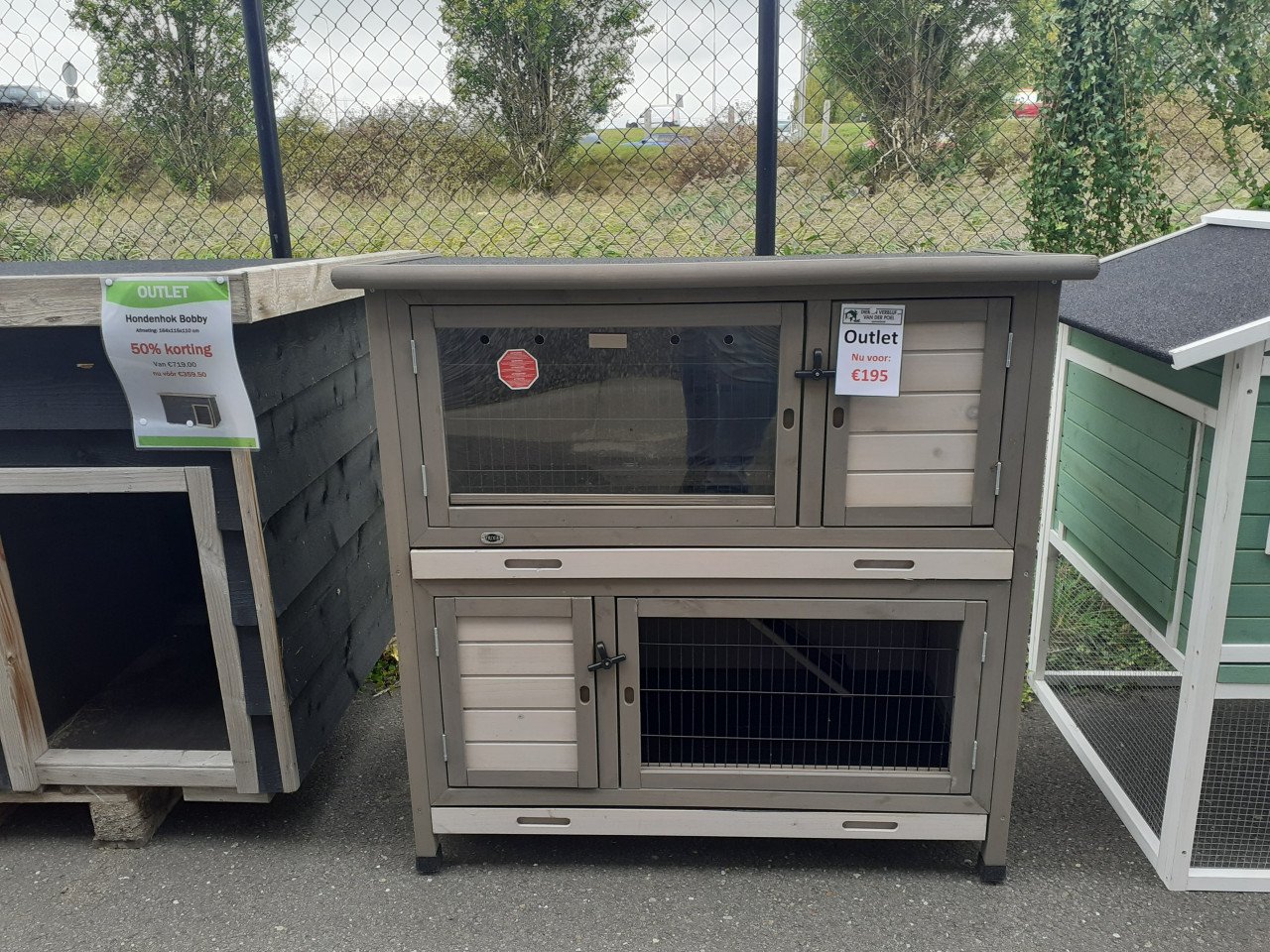 OUTLET hokken hoge korting te koop kippenhok konijnenhok!