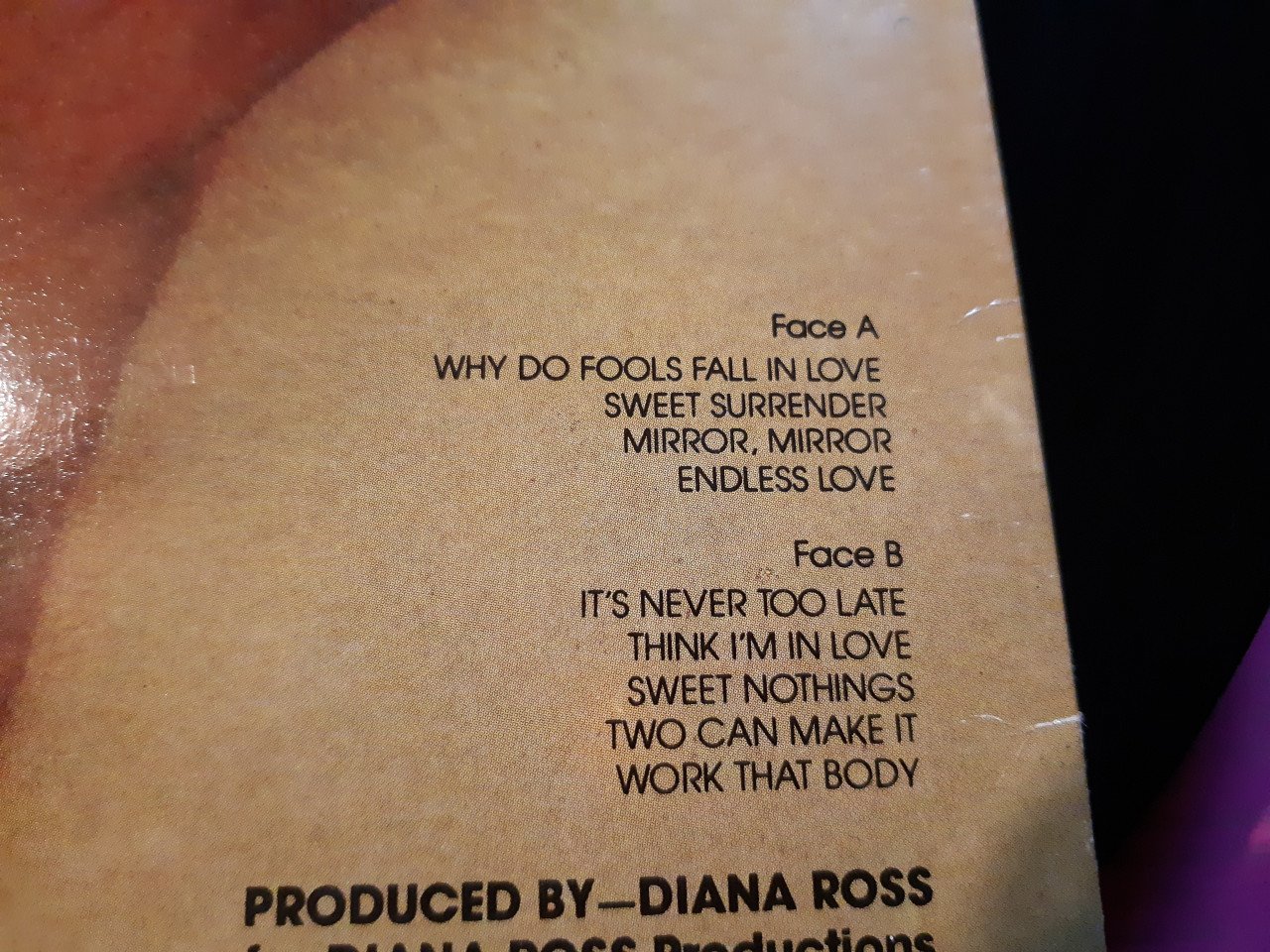 LP Diana Ross - Why do fools fall in love