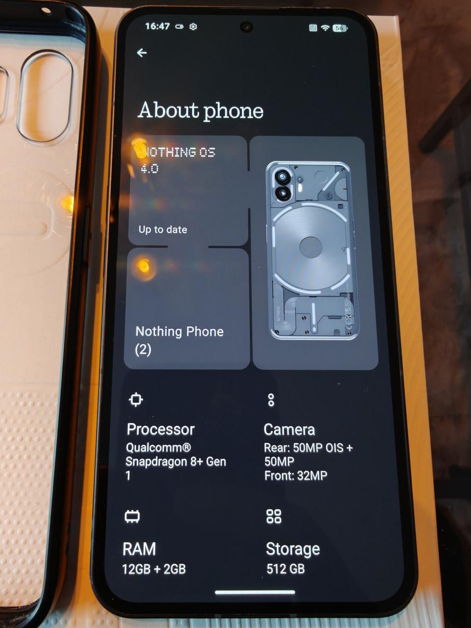 Android 16 smartphone - Nothing Phone 2