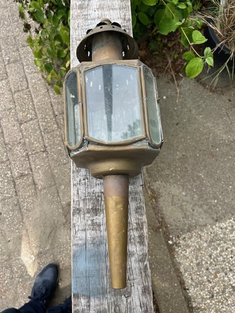Koetslamp messing