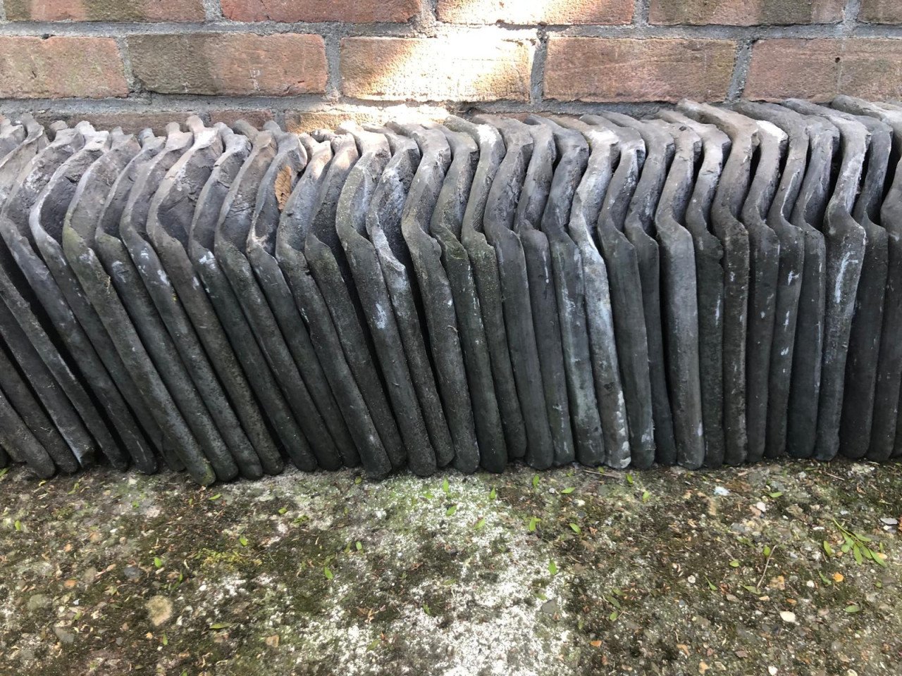 158 blauwe Oude Holle dakpannen