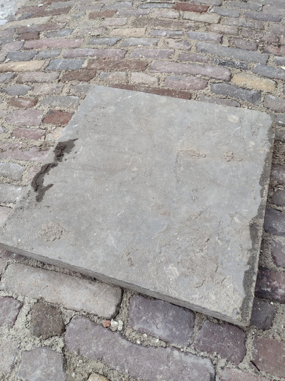 Terras tegels 40x40x3 hardsteen/natuursteen