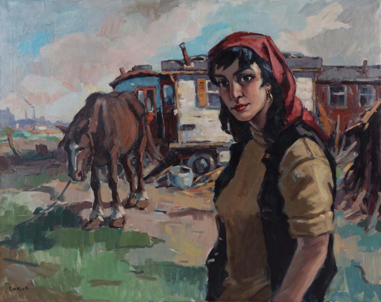 OLIEVERF OP DOEK CORNELIS DE KORT ,1910-1996