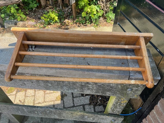 Keukenrekje van hout, antiek