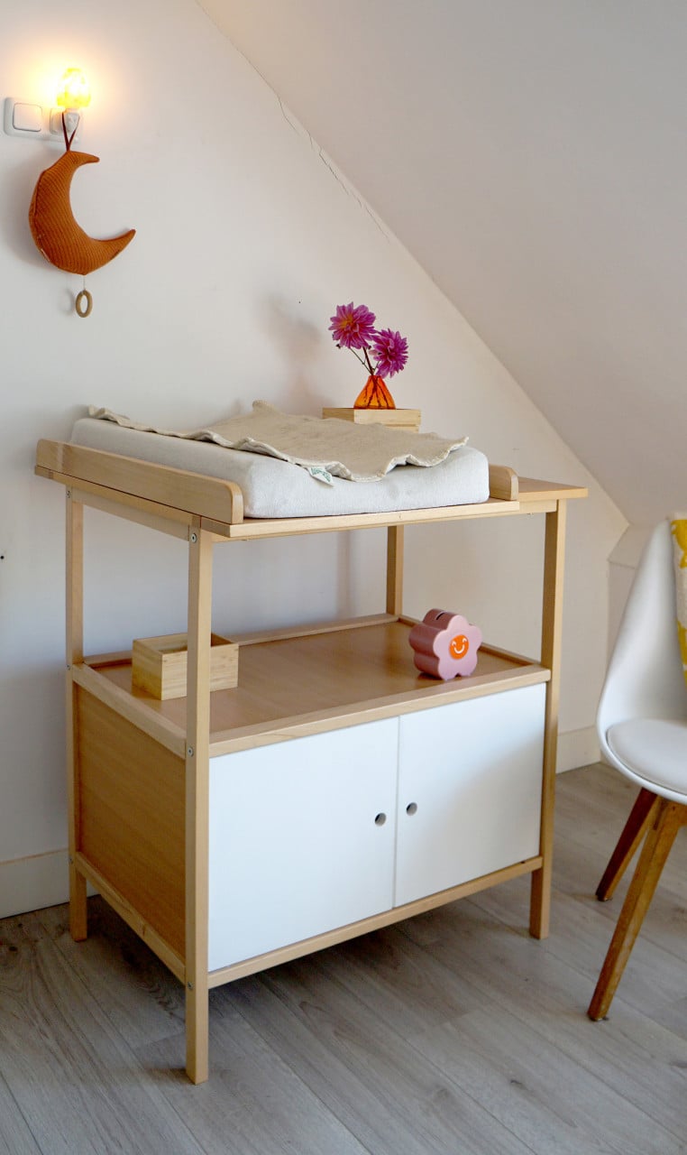 Commode en kinderbedje Petit Amelie hout