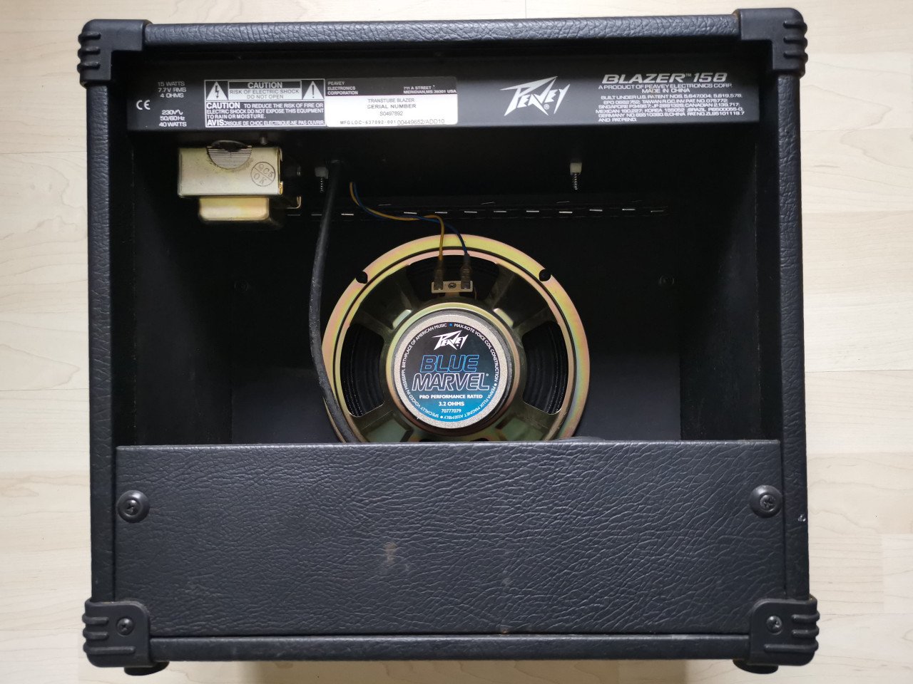 2 x Refurbished, PAEVEY 158 Blazer. 30 Watt. Nu voor 150 euro p/st !