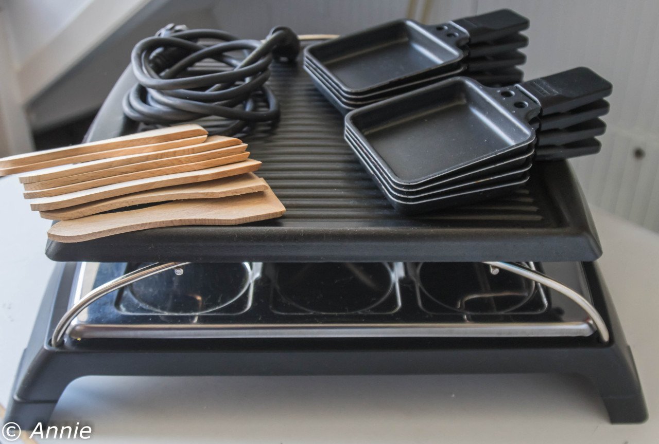 Tefal raclette, grill en gourmetset