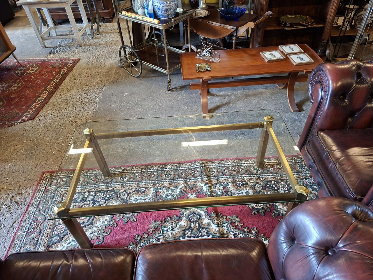 Design salontafel + 2 bijzettafels