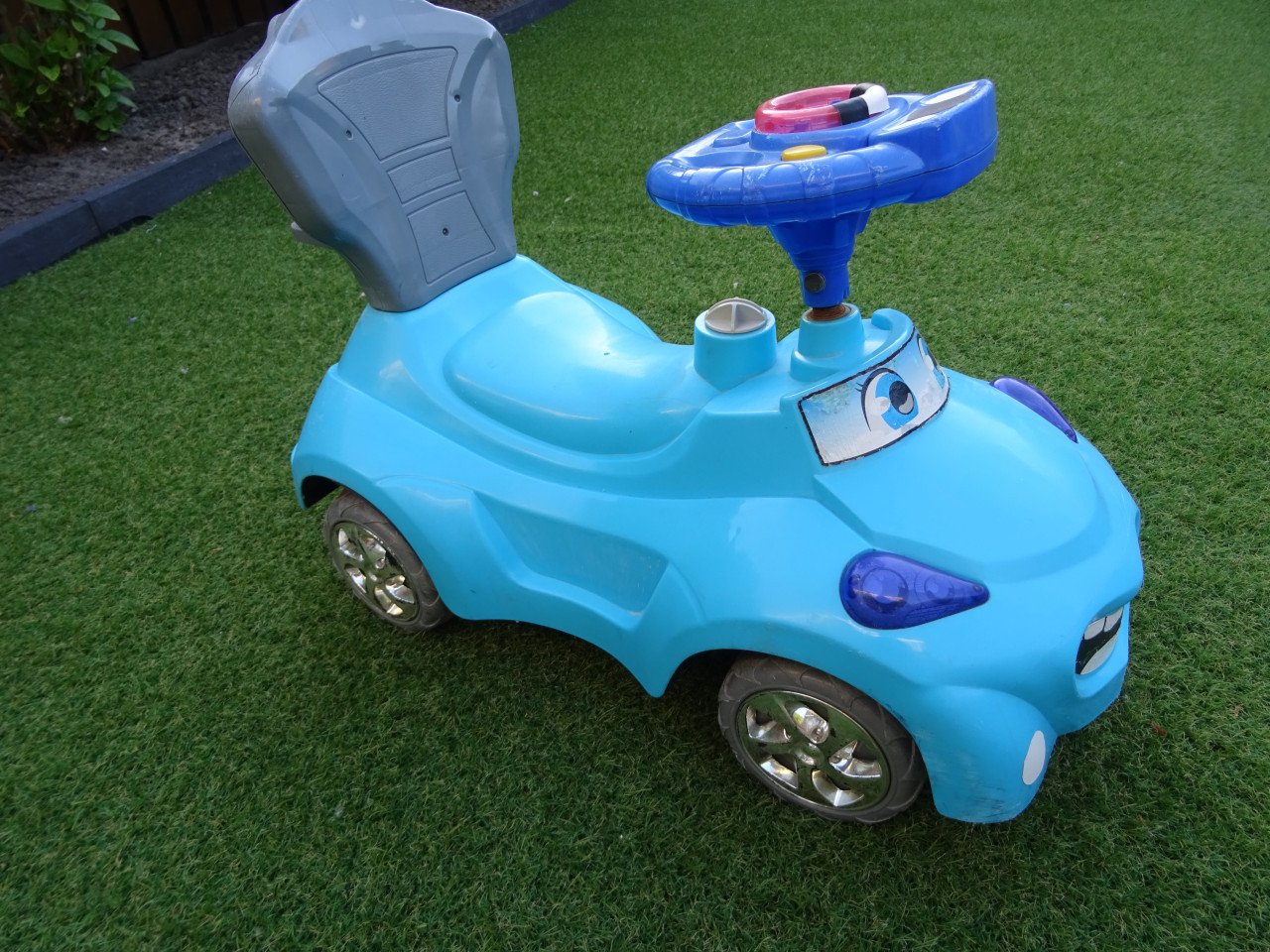 Loopwagen met duwstang