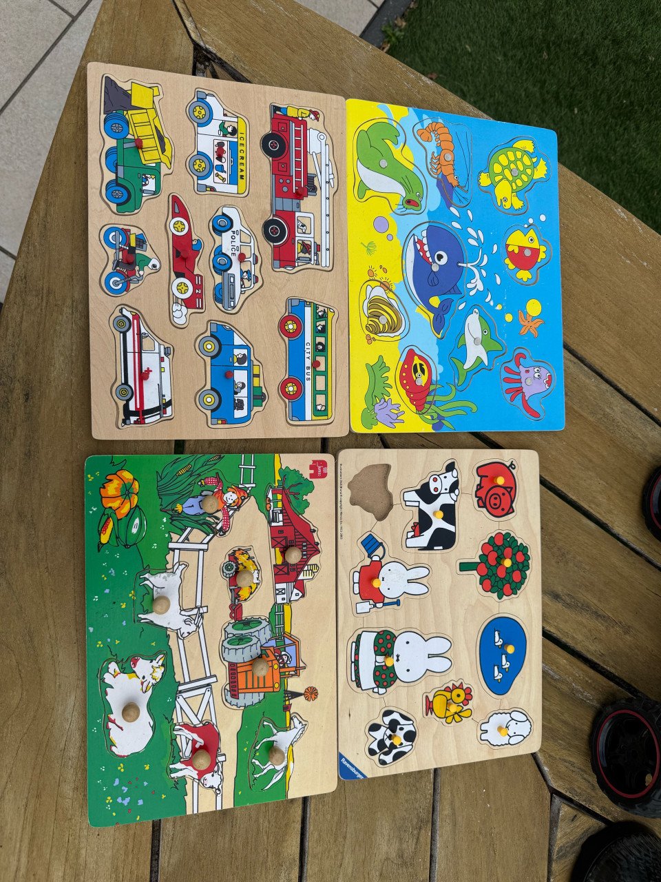Houten leg puzzel