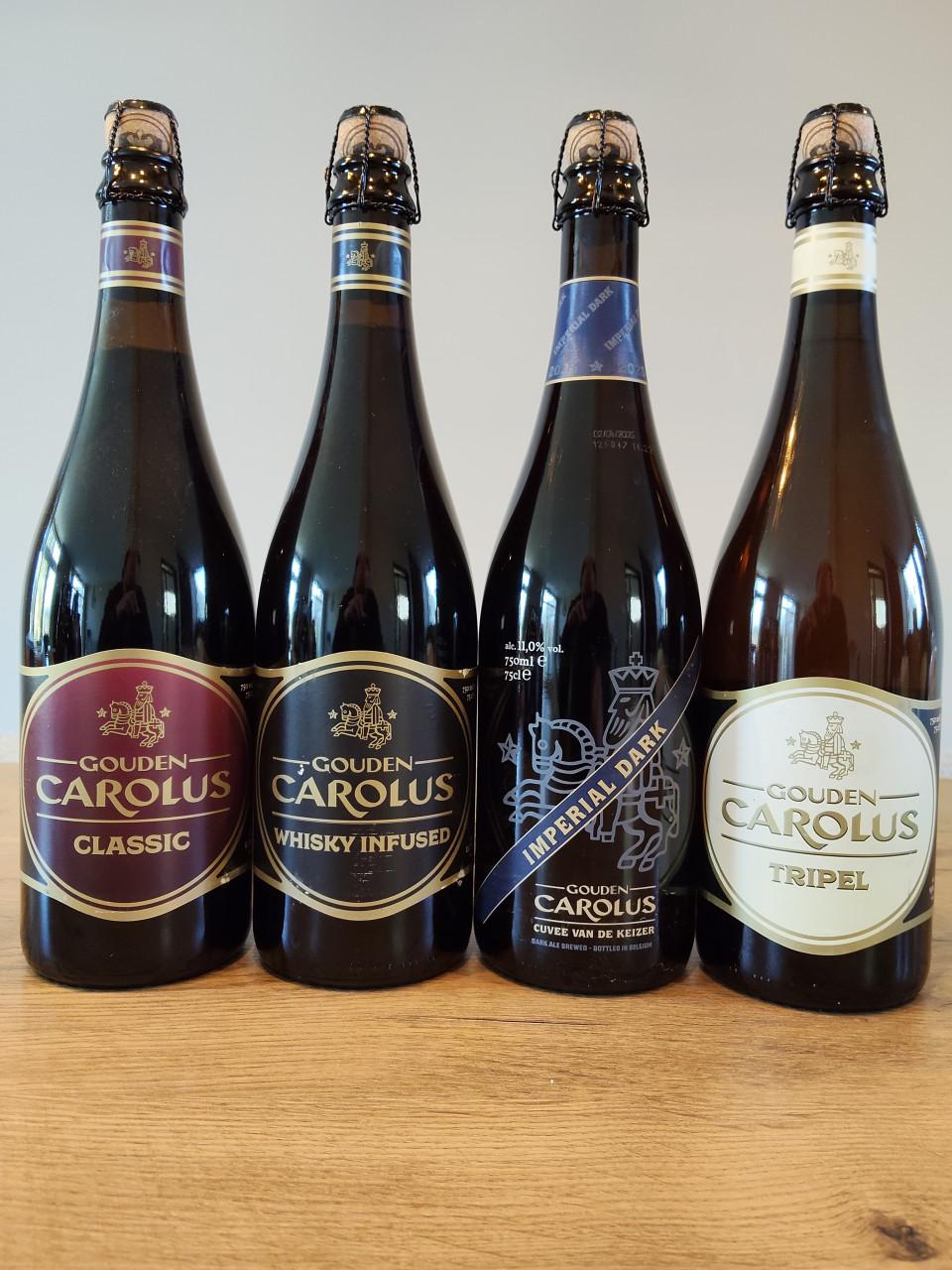 4 flessen Gouden Carolus speciaalbier 75cl flessen