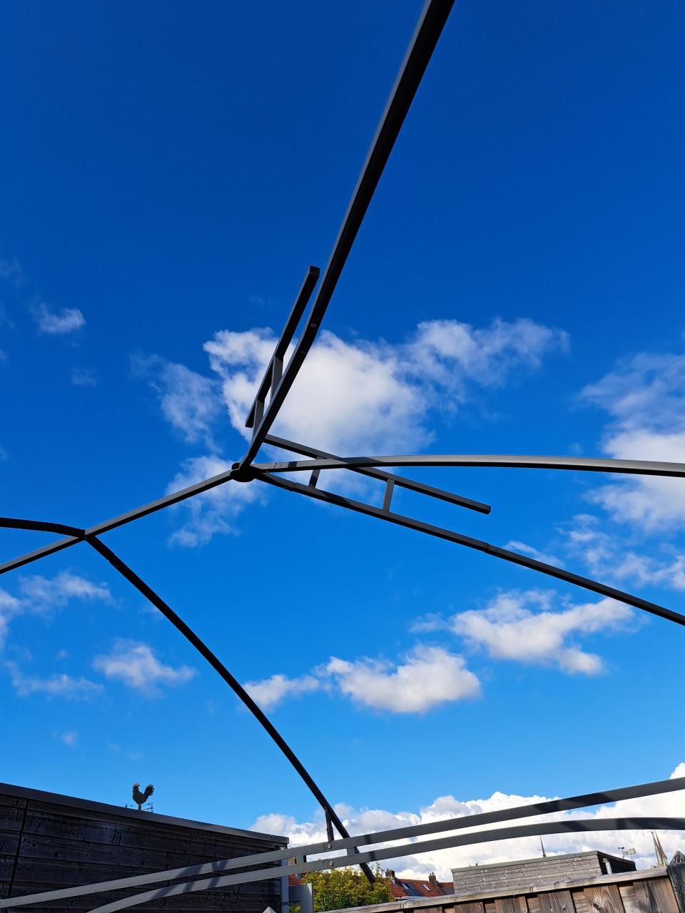 Paviljoen 3x4 met reserveset doeken voor bovenop.