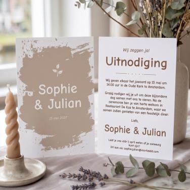 Trouwkaarten en Jubileumkaarten - snelle levering