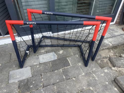 Kipsta voetbal doeltjes van de Decathlon.